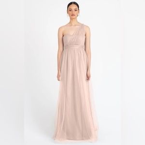 Jenny Yoo Apricot Annabelle Convertible Tulle Bridesmaid Dress Style: 1452 sz 10
